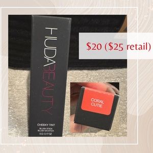 Cheeky Tint Blush Stick | Huda Beauty | Coral Cutie | Brand New | Authentic
